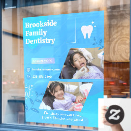 歯科カスタマイズ医診療所写真広告 ウィンドウサイン