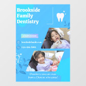 歯科カスタマイズ医診療所写真広告 ウィンドウサイン (シート)