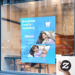 歯科カスタマイズ医診療所写真広告 ウィンドウサイン