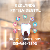 歯科カスタマイズ診療所歯の修理 ウィンドウサイン (シート2)