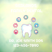 歯科カスタマイズ診療所歯の修理 ウィンドウサイン (シート3)