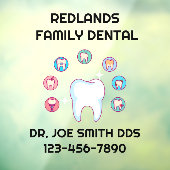 歯科カスタマイズ診療所歯の修理 ウィンドウサイン (シート3)