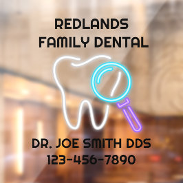 歯科カスタマイズ診療所歯ドア ウィンドウサイン