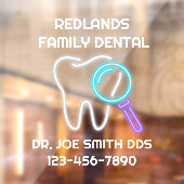 歯科カスタマイズ診療所歯ドア ウィンドウサイン (シート2)