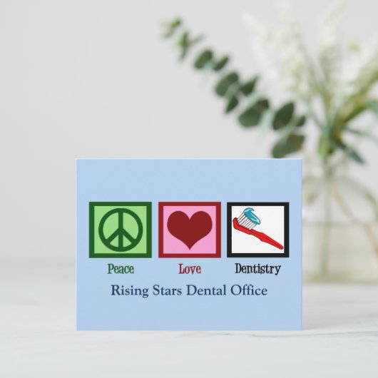 歯科カスタム医事務所 ポストカード (スタンド正面)