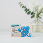 歯科カード 名刺 (スタンド正面)