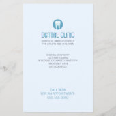 歯科クリニックフライヤー チラシ (裏面)