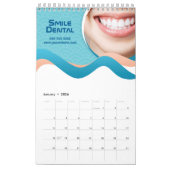 歯科クリニックブランドカレンダーのオフィスと患者 カレンダー (1月 2026)