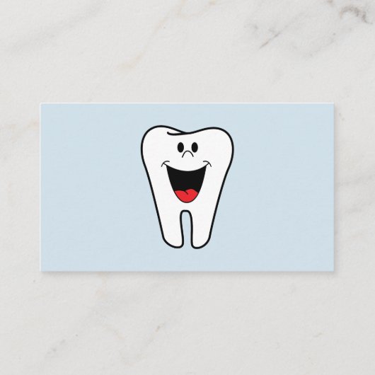 歯科クリニック歯アポイントメントリマインダーカードブルー 予約カード (裏面)