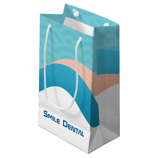 歯科クリニック歯科医サービス患者抱き枕 スモールペーパーバッグ (正面アングル)