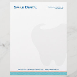 歯科クリニック | 歯医者サービス事務所レターヘッド レターヘッド