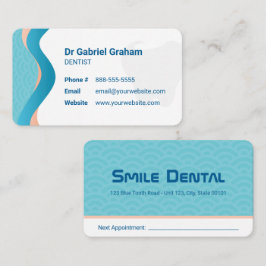 歯科クリニック | 歯科医サービスアポイントメントカード 名刺