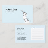 歯科シンプル医モダン室アポイントメントアラーム 予約カード (正面/裏面)