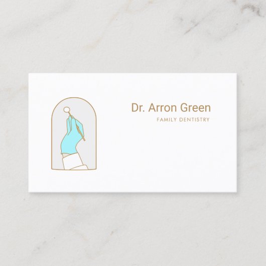 歯科シンプル医モダン室アポイントメントアラーム 予約カード (正面)