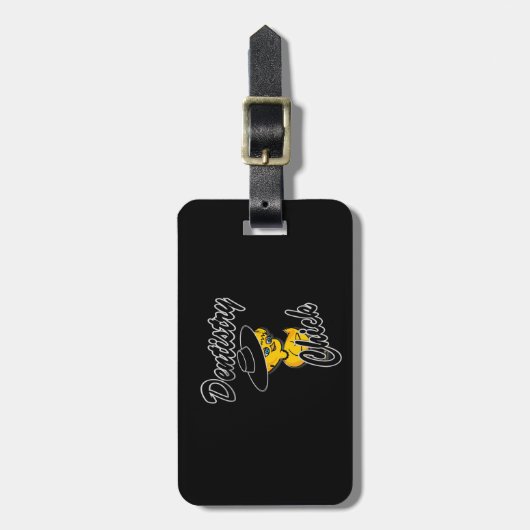 歯科チック#4 ラゲッジタグ (正面縦)