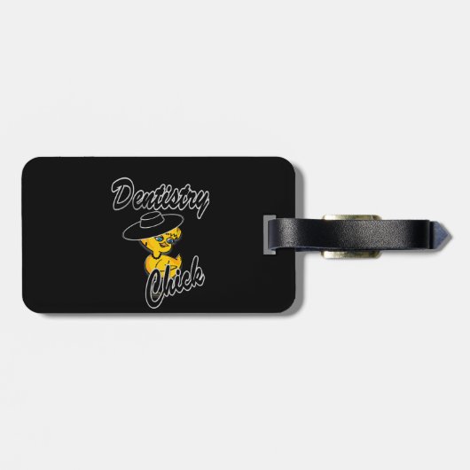 歯科チック#4 ラゲッジタグ (裏面横)