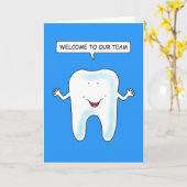歯科チームへようこそ カード (黄色い花)