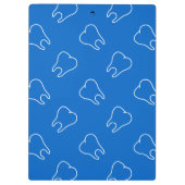 歯科テーマのデザイン クリップボード (裏面)