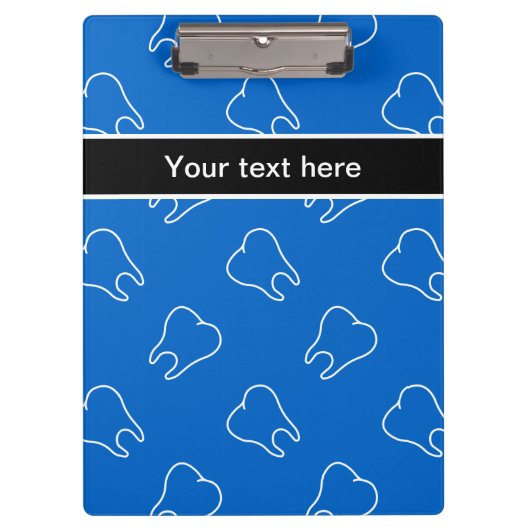 歯科テーマのデザイン クリップボード (正面)