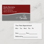 歯科テーマアポイントメント名刺 名刺 (正面/裏面)