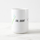 歯科デザイン、歯、歯 コーヒーマグカップ (中央)