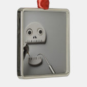 歯科トリートメントが取られる骨組 メタルオーナメント (右)