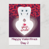 歯科バレンタインデーはがき シーズンポストカード (正面)