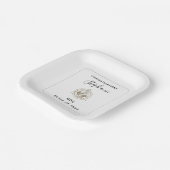 歯科パーソナライズされた学士課程卒業 ペーパープレート (傾斜あり)