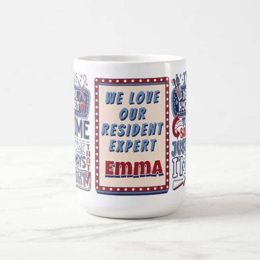 歯科パーソナライズされた衛生士が常に正しい コーヒーマグカップ (中央)