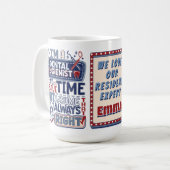 歯科パーソナライズされた衛生士が常に正しい コーヒーマグカップ (正面左)