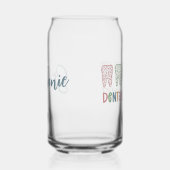 歯科パーソナライズされた衛生士ヒョウ歯 ガラス缶 (右)