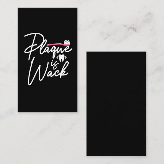 歯科プおもしろいラーク歯科補助員 名刺 (正面/裏面)