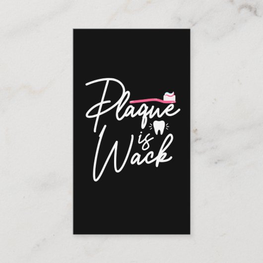 歯科プおもしろいラーク歯科補助員 名刺 (正面)