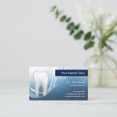 歯科プロフェッショナル水が歯医者に流れる 予約カード (スタンド正面)