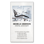 歯科プロフェッショナル |歯医者 マグネット名刺 (正面縦)