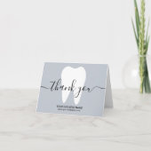 歯科ホワイトティース平青の歯医者ありがとう サンキューカード (正面)