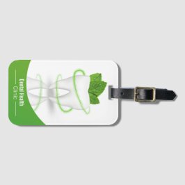 歯科ミントリーフ歯 – ラゲージタグ