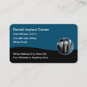 歯科モダンインプラントのエンブレム名刺 名刺 (正面)