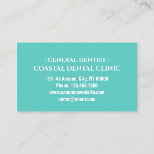 歯科モダン助手 名刺 (裏面)