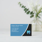 歯科モダン医事務所テーマ 名刺 (スタンド正面)