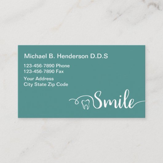 歯科モダン名刺 名刺 (正面)