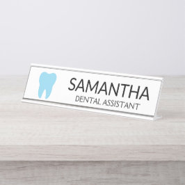 歯科モダン歯科ミニマル歯科医 デスクネームプレート