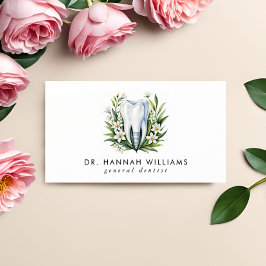 歯科モダン歯科矯正医水彩QRコード 名刺