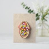 歯科モデルで提供されたチョコレート ポストカード (スタンド正面)