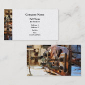 歯科ラボのベンチ – プラチナ 名刺 (正面/裏面)