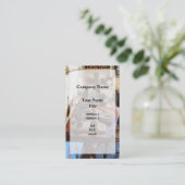 歯科ラボのベンチ 名刺 (スタンド正面)