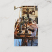 歯科ラボのベンチ 名刺 (裏面)