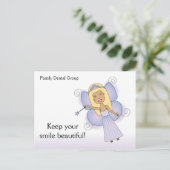 歯科リマインダー保カード、あなたのスマイル美！ ポストカード (スタンド正面)