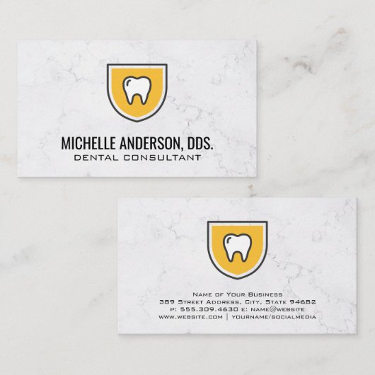 歯科ロゴ 名刺 (正面/裏面)