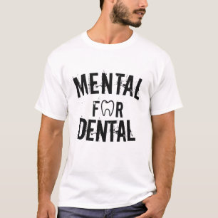 歯科ワイシャツのためのパーソナライズな精神 Tシャツ